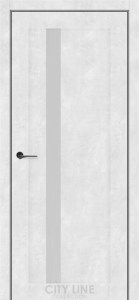 Бетон сніжний/Сатин білий   